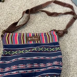 Multicolored Wall Flower Purse